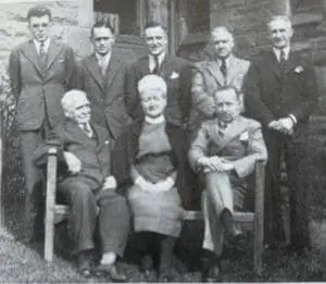 Medical staff and Matron Miss Gould 1935 image
